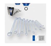 Brilliant Tools Brilliant Tools Jeu de clés polygonales doubles coudées, 12 pcs Quantité:1