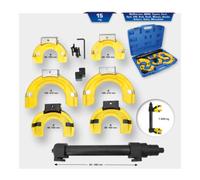 Brilliant Tools Brilliant Tools Jeu de compresseurs de ressorts, 15 pcs, coupelles gainées PVC Quantité:1