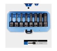 Brilliant Tools Jeu de douilles porte embout à chocs 6 pans creux 1/2", ...