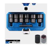 Brilliant Tools Brilliant Tools Jeu de douilles à profil spiralé 1/2", 7 pcs, 21 - 32 mm Quantité:1