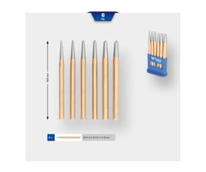 Brilliant Tools Brilliant Tools Jeu de pointeaux, 6 pcs Quantité:1