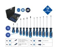 Brilliant Tools Brilliant Tools Jeu de tournevis, fente, PH, 12 pcs Quantité:1