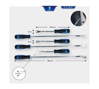 Brilliant Tools Brilliant Tools Jeu d'outils de déblocage pour clips de garniture, 6 pcs Quantité:1