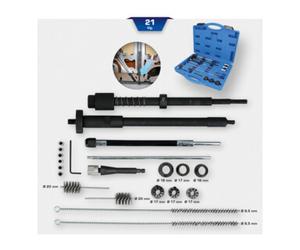 Brilliant Tools Brilliant Tools Kit de nettoyage pour logement et gaine d’injecteur, 21 pcs Quantité:1