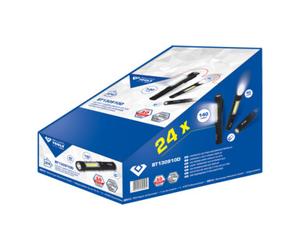 Brilliant Tools Brilliant Tools Lampe torche COB 2 en 1 display, 24 pcs Quantité:1