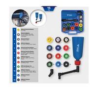 Brilliant Tools Brilliant Tools MASTER Ensemble d’entonnoirs à huile avec bras pivotant, 15 pcs Quantité:1