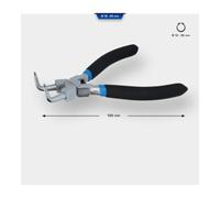 Brilliant Tools Brilliant Tools Pince à circlips extérieurs coudée, 125 mm Quantité:1