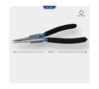 Brilliant Tools Brilliant Tools Pince à circlips extérieurs droite, 175 mm Quantité:1