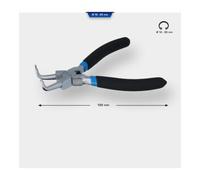 Brilliant Tools Brilliant Tools Pince à circlips intérieurs coudée, 125 mm Quantité:1