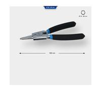 Brilliant Tools Brilliant Tools Pince à circlips pour anneaux extérieurs, droite, 125 mm Quantité:1