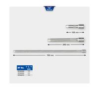 BRILLIANT TOOLS BT022908 Rallonge 1/2", 125 mm [Powered by KS TOOLS]