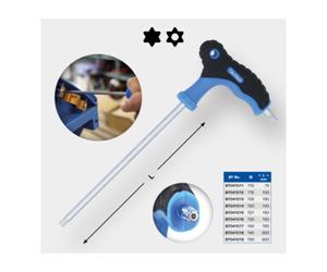 Brilliant Tools Brilliant Tools rgot T-Griff TX avec trou frontal T25 x 150 mm Quantité:1