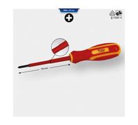 Brilliant Tools Brilliant Tools Tournevis VDE Phillips PH0 x 75 mm Quantité:1