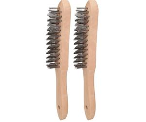 Brilliant Tools Brosse métallique manuelle 4 rangées, 290mm BT706002 (Lot de 2)