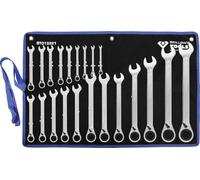 Brilliant Tools Jeu de clés polygonales à cliquet réversible BT013221 21 pièces 6-32 mm