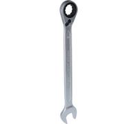 Brilliant Tools Clé polygonale à cliquet contre-coudée BT013830 réversible 30 mm