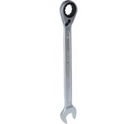 Brilliant Tools Clé polygonale à cliquet contre-coudée BT013830 réversible 30 mm