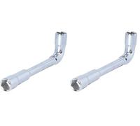 BRILLIANT TOOLS BT015010 ouille double coudée, 10 mm [Powered by KS TOOLS] (Lot de 2)