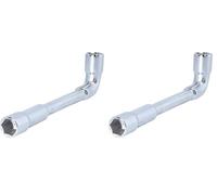 BRILLIANT TOOLS BT015013 ouille double coudée, 13 mm [Powered by KS TOOLS] (Lot de 2)