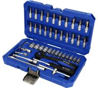 BRILLIANT TOOLS Jeu de douilles de 1/4 45 pcs Acier