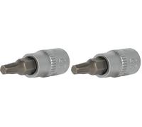 BRILLIANT TOOLS BT020974 Douille Torx 1/4", T25 [Powered by KS TOOLS] (Lot de 2)