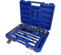 Brilliant Tools Jeu de douilles BT022025 1/2" 25 pièces Acier