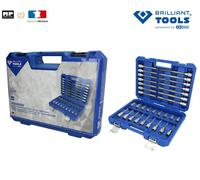 BRILLIANT TOOLS BT022032 Jeu de clés à douille 1/2", 32 pcs profil RIBE KS tools