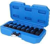 BRILLIANT TOOLS BT022615 Jeu de douilles tournevis [Powered by KS TOOLS] | Jeu de douilles tournevis à chocs 1/2'', 6 pans, 5 - 19mm, 8 pcs