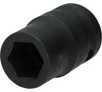 BRILLIANT TOOLS BT022634 Douille à chocs 6 pans 1/2" 13 mm, version courte [Powered by KS TOOLS]