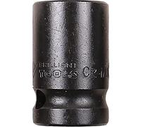 BRILLIANT TOOLS BT022644 Douille à chocs 6 pans 1/2" 21 mm, version courte [Powered by KS TOOLS]