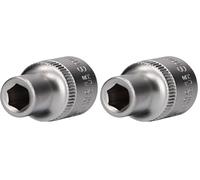 BRILLIANT TOOLS BT022800 Douille 6 pans 1/2", 8 mm [Powered by KS TOOLS] (Lot de 2)