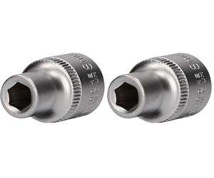 BRILLIANT TOOLS BT022800 Douille 6 pans 1/2", 8 mm [Powered by KS TOOLS] (Lot de 2)