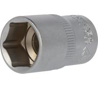 BRILLIANT TOOLS Clé à douille hexagonale BT022809 18 mm – carré 1/2" – 38 mm – Acier Chrome-Vanadium