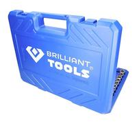 Brilliant Tools Jeu de clés à douille BT023172 172 pièces 1/4", 3/8", 1/2"