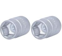 BRILLIANT TOOLS BT025924 Douille 6 pans 3/4", 24 mm [Powered by KS TOOLS] (Lot de 2)