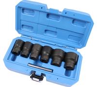 BRILLIANT TOOLS BT026005 1/2" Jeu de douilles spirales à chocs, 7pcs, 21 - 32mm [Powered by KS TOOLS]