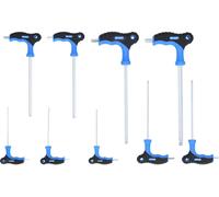 Brilliant Tools BT041100 Jeu de clés mâles coudées 2 mm, 2.5 mm, 3 mm, 4 mm, 5 mm, 6 mm, 7 mm, 8 mm, 10 mm 9 pièces