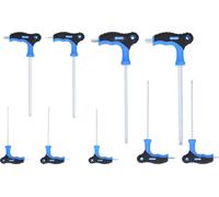 Brilliant Tools BT041100 Jeu de clés mâles coudées 2 mm, 2.5 mm, 3 mm, 4 mm, 5 mm, 6 mm, 7 mm, 8 mm, 10 mm 9 pièces