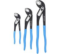 BRILLIANT TOOLS BT064910 Jeu de pinces multiprise, 3 pcs, 7", 10", 12" [Powered by KS TOOLS]