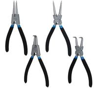 BRILLIANT TOOLS BT067900 Jeu de pinces à circlips, 4 pcs, 125 mm [Powered by KS TOOLS]