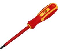BRILLIANT TOOLS BT068008 Tournevis isolé PHILLIPS [Powered by KS TOOLS] | Tournevis isolé PHILLIPS, PH2, L.100mm