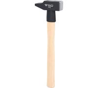 BRILLIANT TOOLS BT077025 Marteau rivoir avec manche Hickory, 250 g, forme française [Powered by KS TOOLS]