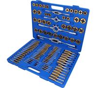 BRILLIANT TOOLS BT101985 Jeu de tarauds et filières TiN, 110 pcs [Powered by KS TOOLS]