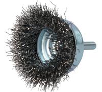 BRILLIANT TOOLS BT103105 Brosse boisseau, Ø 50 mm avec embout de 6,0 mm [Powered by KS TOOLS]