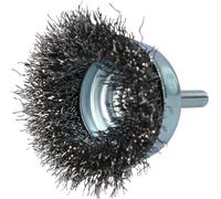 BRILLIANT TOOLS BT103105 Brosse boisseau, Ø 50 mm avec embout de 6,0 mm [Powered by KS TOOLS]