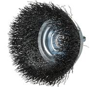 BRILLIANT TOOLS BT103106 Brosse boisseau, Ø 75 mm avec embout de 6,0 mm [Powered by KS TOOLS]