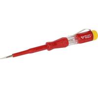 BRILLIANT TOOLS BT120900 Tournevis testeur 100-500V [Powered by KS TOOLS] | Tournevis testeur 100-500V, Fente 3,0mm, L.140mm