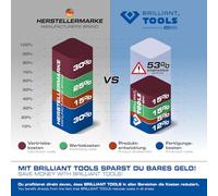 BRILLIANT TOOLS BT156915-1 Vitre de protection pour masque de soudage [Powered by KS TOOLS]