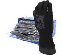 BRILLIANT TOOLS BT156933 Gants microfibres noirs, T10 [Powered by KS TOOLS] | Gants microfibres noirs, T10 - 12 paires