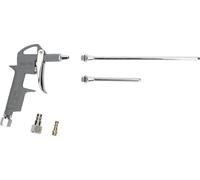 BRILLIANT TOOLS BT161103 Pistolet pneumatique de soufflage avec 3 buses interchangeables incluses [Powered by KS TOOLS]